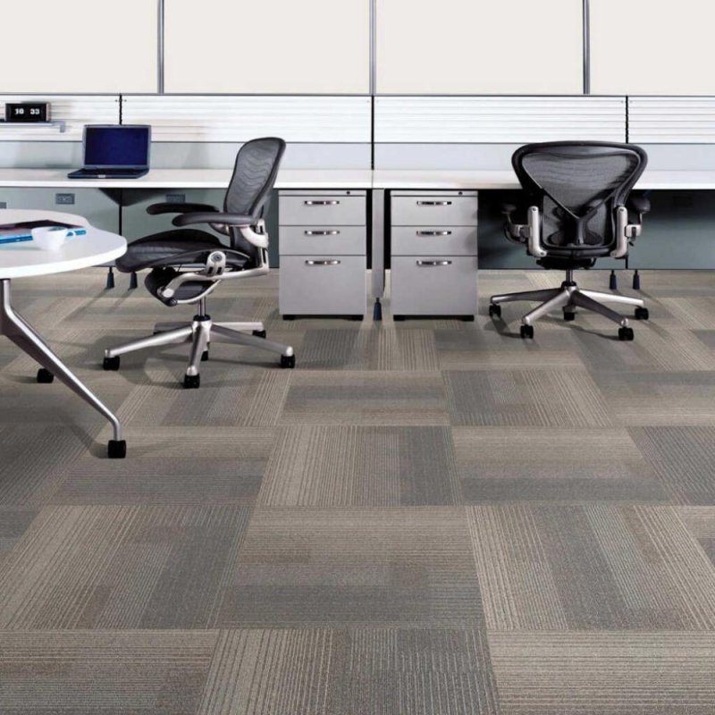 (image for) Next Floor Development 19.7" x 19.7" Solution-Dyed Twisted Polypropylene Carpet Tiles - Camel Hair NF811013