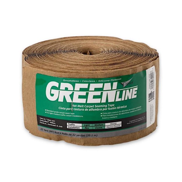(image for) Capitol CX-735 Green Line 3" Hot Melt Seam Tape