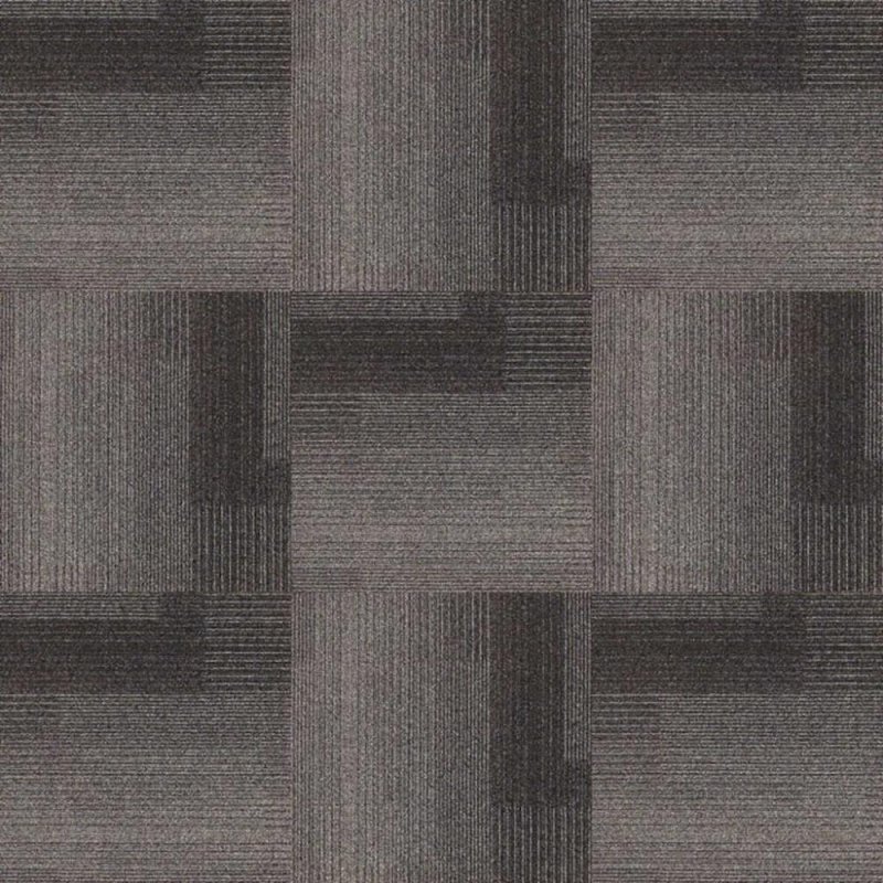 Next Floor Development 19.7\" x 19.7\" Solution-Dyed Twisted Polypropylene Carpet Tiles - Carbon NF811022