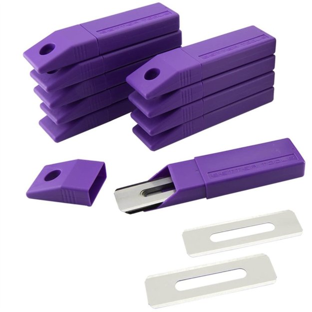 (image for) Better Tools 20111 HD Round End Carpet Blades - 10 Pack