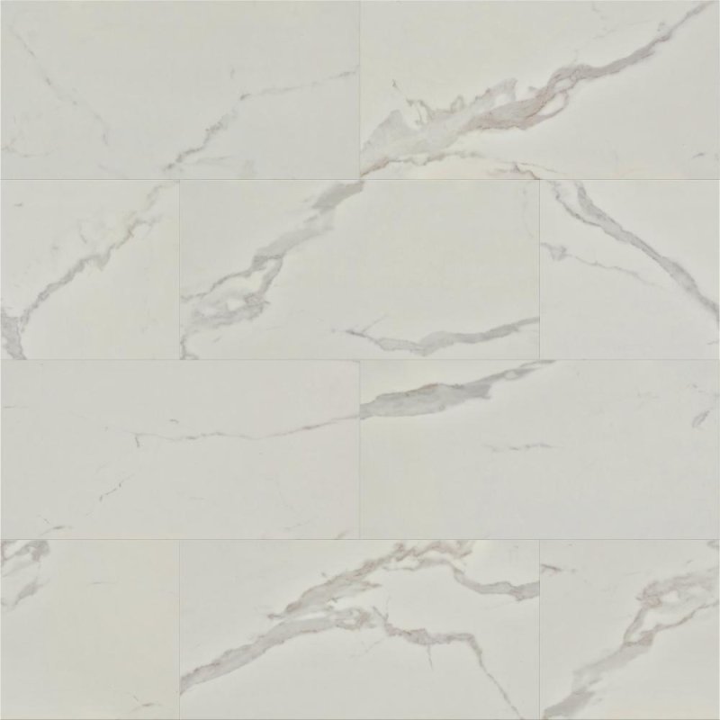 (image for) Primo WoodTile 12\" x 24\" Waterproof Laminate Plank - Carrara PT842CR-P
