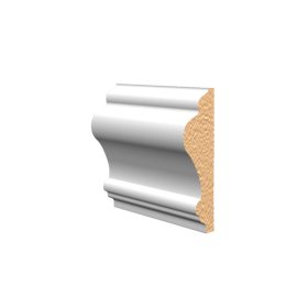 M-Trim 175 5/8" x 1-3/4" x 16' Primed MDF Chair Rail - Tuscan