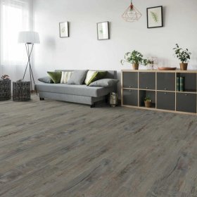 Next Floor Colorado 7 1/4" x 48 Luxury Vinyl Plank DB - Charcoal Rustic Oak - 417 114