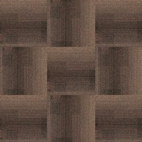 Next Floor Development 19.7" x 19.7" Solution-Dyed Twisted Polypropylene Carpet Tiles - Chestnut NF811012