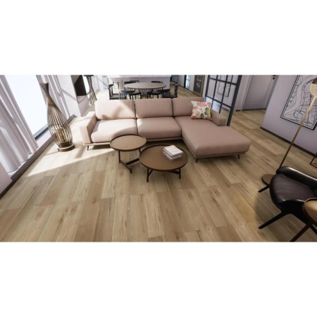 (image for) Maxxi Floors Classic Rigid Core SPC 7.1″ x 48″ Luxury Vinyl Plank - Auburn Oak SQ0544643