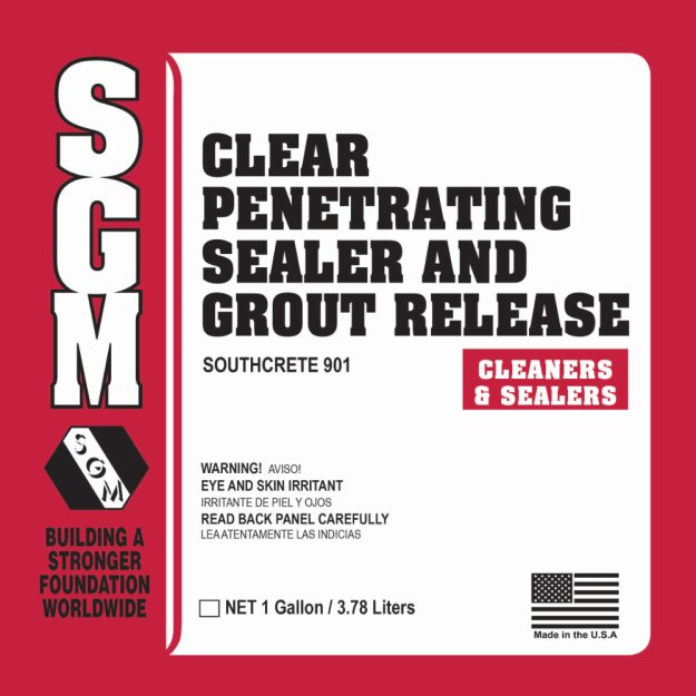 (image for) SGM SC901 Southcrete 901 Clear Penetrating Sealer & Grout Release - 1 Gal.