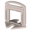 (image for) RUBI 06981 3/16" Delta Leveling Clips for 1/2" to 3/4" Tiles - 100 Pieces