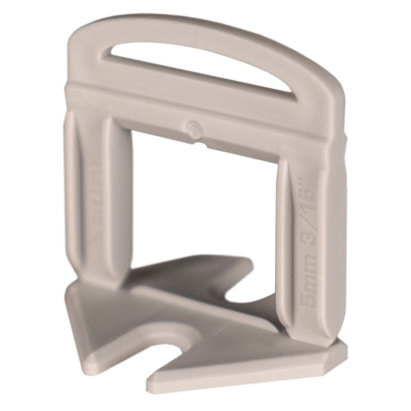 RUBI 06981 3/16\" Delta Leveling Clips for 1/2\" to 3/4\" Tiles - 100 Pieces