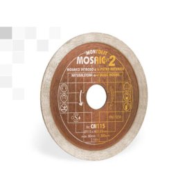 MONTOLIT CM125 5" Silver Line Mosaic Continuous Rim Blade