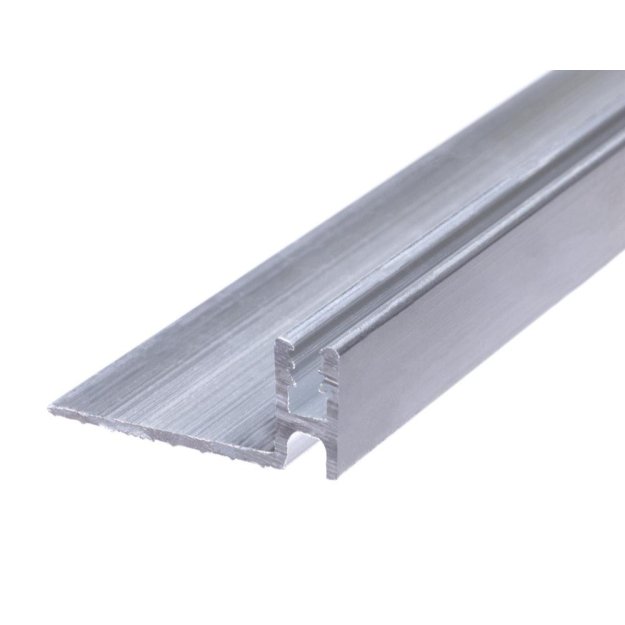 (image for) MD PRO Aluminum Cap Track Extra Height Pinless - 12Ft