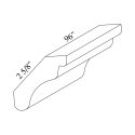 (image for) Brae 8' Crown Molding Small - BRA-CM238