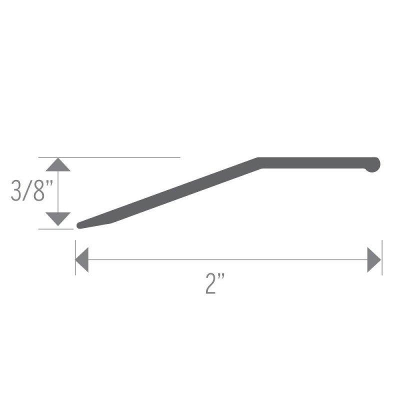 (image for) MD Pro 2" CM3197 Aluminum Bevel Bar Commerical