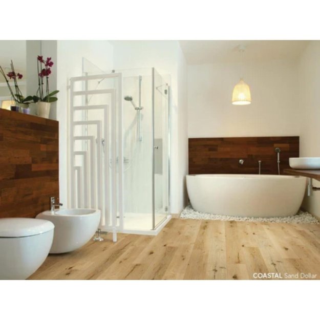 (image for) Chesapeake Flooring Coastal SPC 7" x 48" Luxury Vinyl Plank - Sand Dollar GEM51901SRC5G