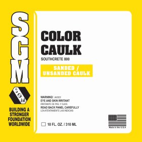 SGM SCC Sanded Color Caulk - 10.5 Oz. Tube