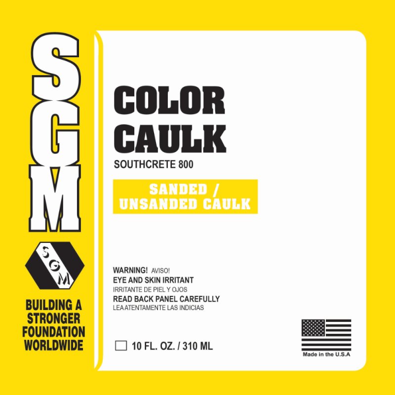 (image for) SGM SCC Sanded Color Caulk - 10.5 Oz. Tube
