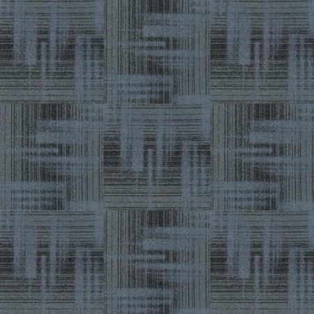 (image for) Next Floor Bandwidth 19.7" x 19.7" Solution-Dyed Nylon Carpet Tiles - Commodore NF883014