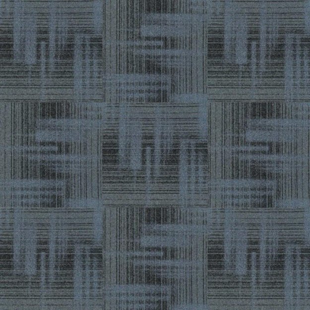 Next Floor Bandwidth 19.7\" x 19.7\" Solution-Dyed Nylon Carpet Tiles - Commodore NF883014