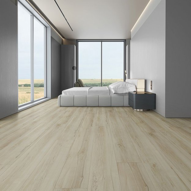 (image for) Primo Wood Plus 9-3/8" x 60" Waterproof Laminate Plank - Cottage Maple PWP61011