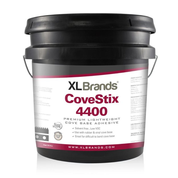 (image for) XL Brands Covestix 4400 Premium Lightweight Cove Base Adhesive - 30 Oz Tube