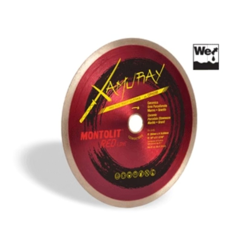 MONTOLIT CPH180 7\" Red Line Xamuray Continuous Rim Blade