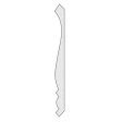 (image for) M-Trim 512 11/16" x 5-1/2" x 16' Primed MDF Crown Molding - Traditional