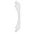 (image for) M-Trim 600 1" x 6-1/4" x 16' Primed MDF Crown Molding - Deco Square