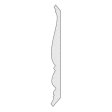 (image for) M-Trim 814 15/16" x 8-1/4" x 16' Primed MDF Crown Molding - Tempo