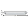 (image for) Crain 224 3/16" Solid Carbide Drill Bit