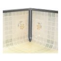 (image for) CRAIN 271 Silver Vinyl Inside Corner System - 25 Per Bag