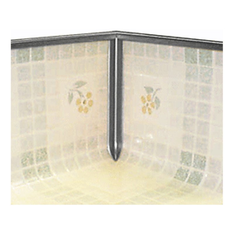 CRAIN 271 Silver Vinyl Inside Corner System - 25 Per Bag