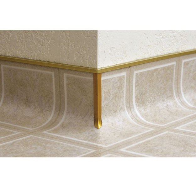 (image for) CRAIN 272 Gold Vinyl Outside Corner System - 25 Per Bag