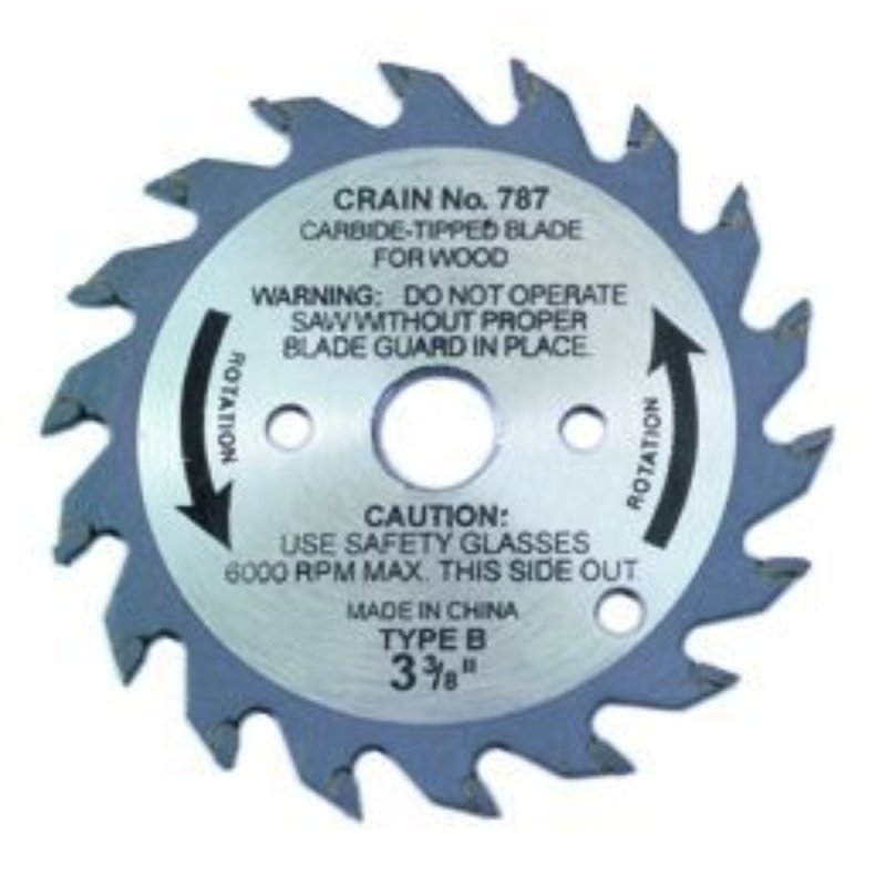 CRAIN 787 3-3/8\" Carbide Tipped Blade