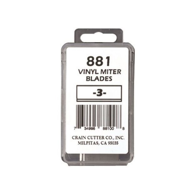 (image for) CRAIN 881 Vinyl Miter Blades - 3 Pack