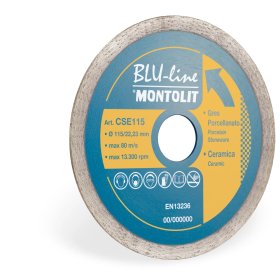 MONTOLIT CSE115 4.5" Blue Line Evolution Continuous Rim Blade