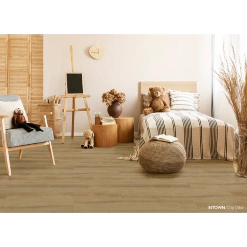 (image for) Chesapeake Flooring Intown 9.1" x 60.3" SPC Luxury Vinyl Plank - City Vibe CWH5601