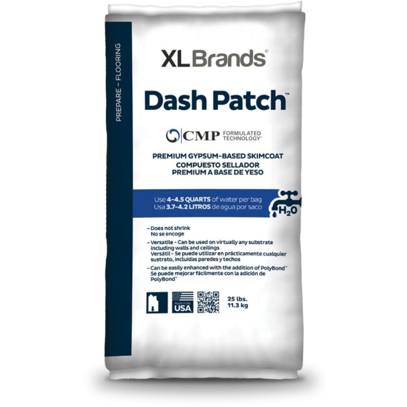 XL Brand CMP Dash Patch Premium Gypsum-Based Skimcoat - 25 Lb Bag
