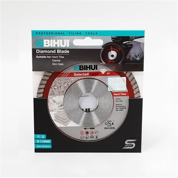 (image for) BIHUI DCDT115 B-Turbo Diamond Cutting Blade - 4.5\"