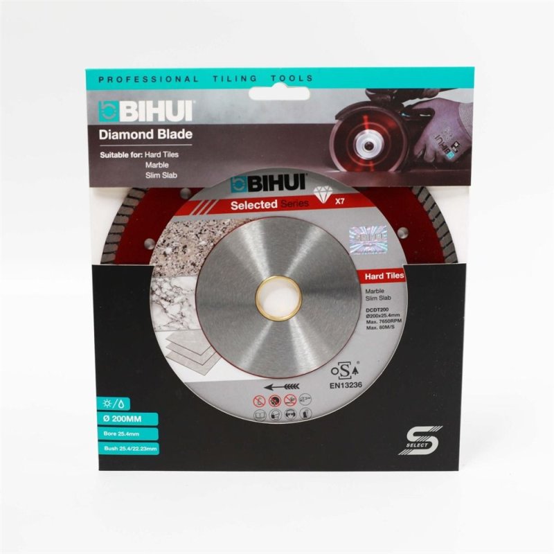 BIHUI DCDT200 B-Turbo Diamond Cutting Blade - 8\"