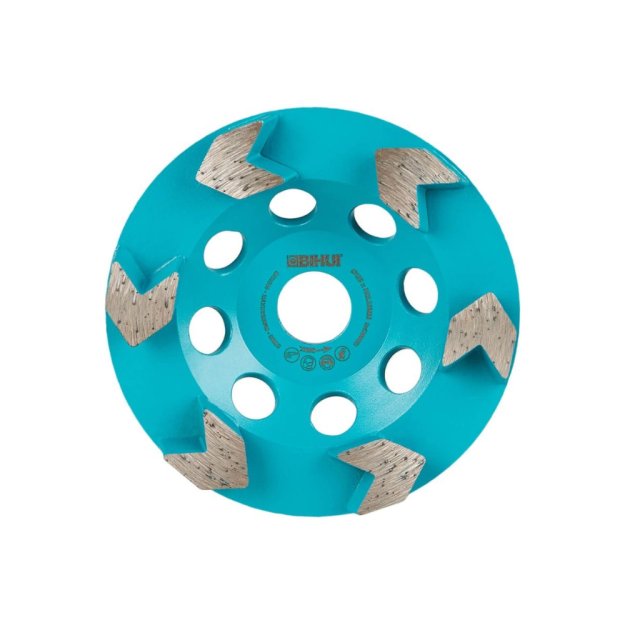 (image for) BIHUI DCWA5 Diamond Cup Arrow Grinding Wheel - 5"