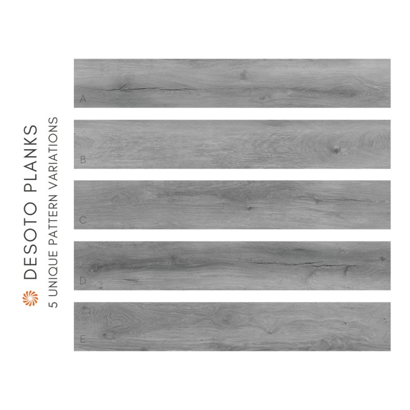 (image for) SOLSTONE Coastal 7" x 48" SPC Luxury Vinyl Plank 12mil - Desoto