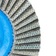 (image for) BIHUI DPF060 Universal Diamond Grinding Flap Wheel 60 Grit - 4.5"