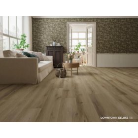 Chesapeake Flooring Downtown Deluxe SPC 7.56" x 48.62" Luxury Vinyl Plank - Tiki EWH3650