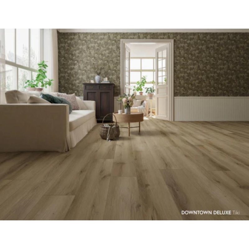 (image for) Chesapeake Flooring Downtown Deluxe SPC 7.56" x 48.62" Luxury Vinyl Plank - Tiki EWH3650