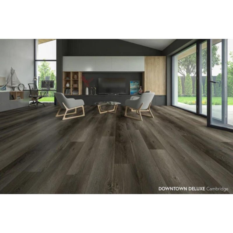 (image for) Chesapeake Flooring Downtown Deluxe SPC 7.56" x 48.62" Luxury Vinyl Plank - Cambridge EWH5937