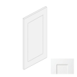 (image for) White Shaker 12" x 30" Decorative Panel - WS-DP1230
