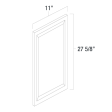 (image for) White Shaker 12" x 30" Decorative Panel - WS-DP1230