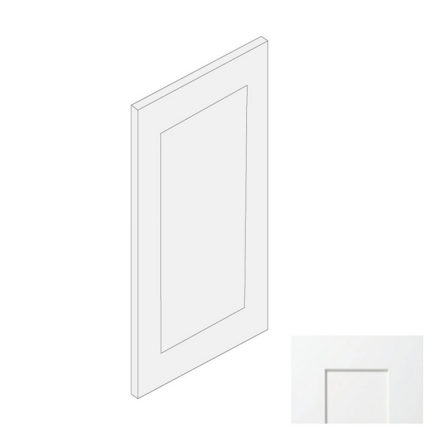 (image for) White Shaker 12" x 36" Decorative Panel - WS-DP1236
