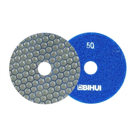 (image for) BIHUI DPP405 Dry Diamond Polishing Pad 50 Grit - 4"