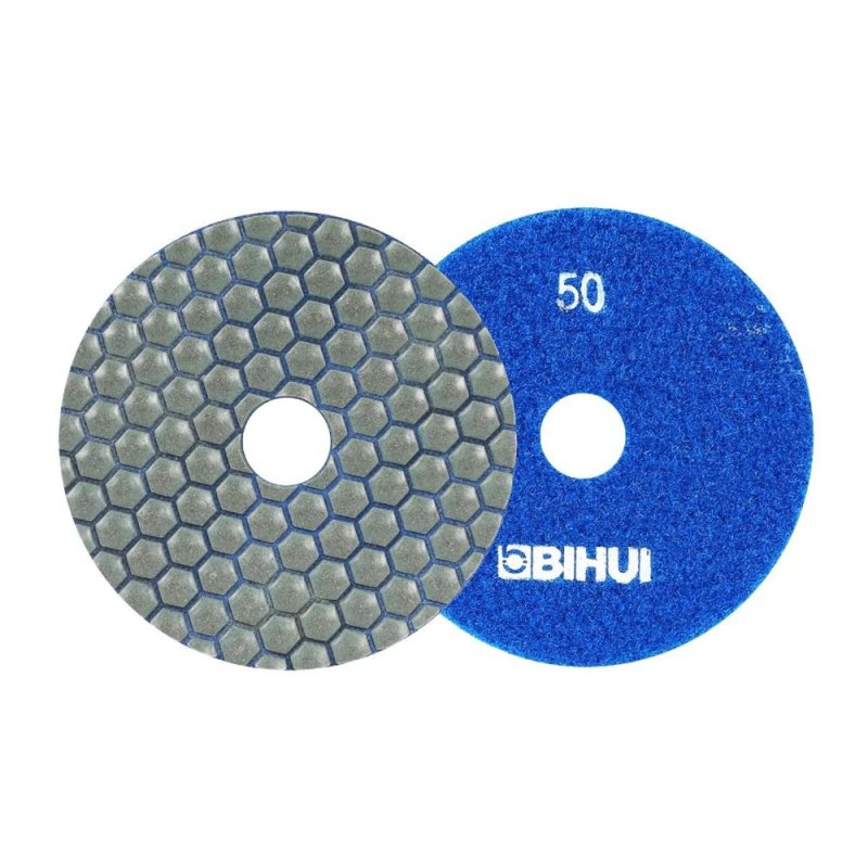 BIHUI DPP405 Dry Diamond Polishing Pad 50 Grit - 4\"