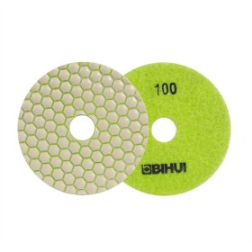 BIHUI DPP410 Dry Diamond Polishing Pad 100 Grit - 4"